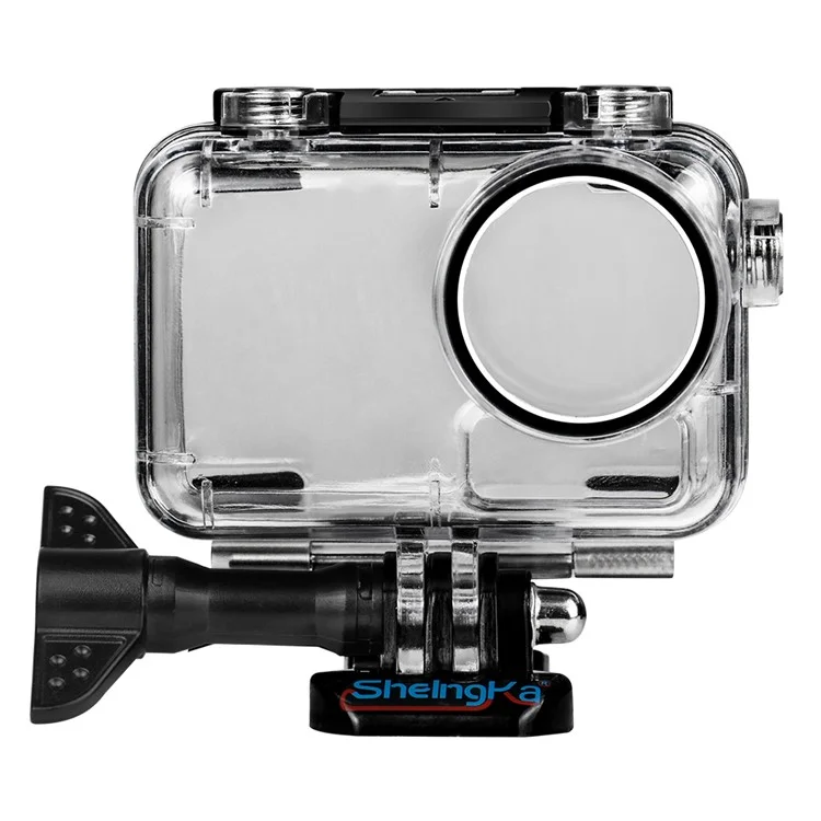 SHELNGKA FLW306 Waterproof Case Housing Case Diving Protective Housing Shell 40 Meter for DJI Osmo Action Camera - Black