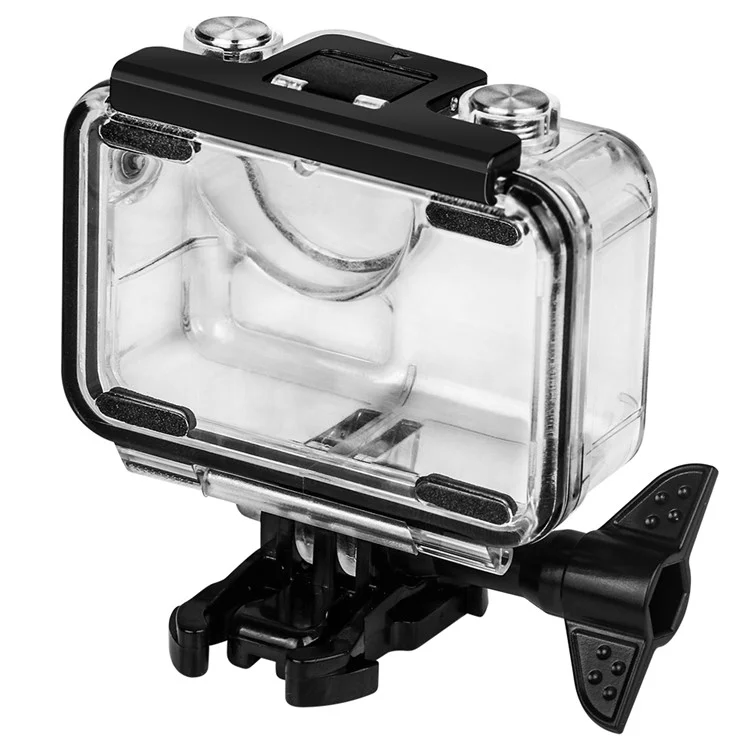 SHELNGKA FLW306 Waterproof Case Housing Case Diving Protective Housing Shell 40 Meter for DJI Osmo Action Camera - Black