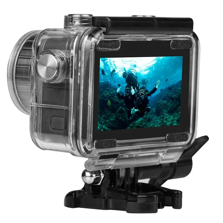 SHELNGKA FLW306 Waterproof Case Housing Case Diving Protective Housing Shell 40 Meter for DJI Osmo Action Camera - Black