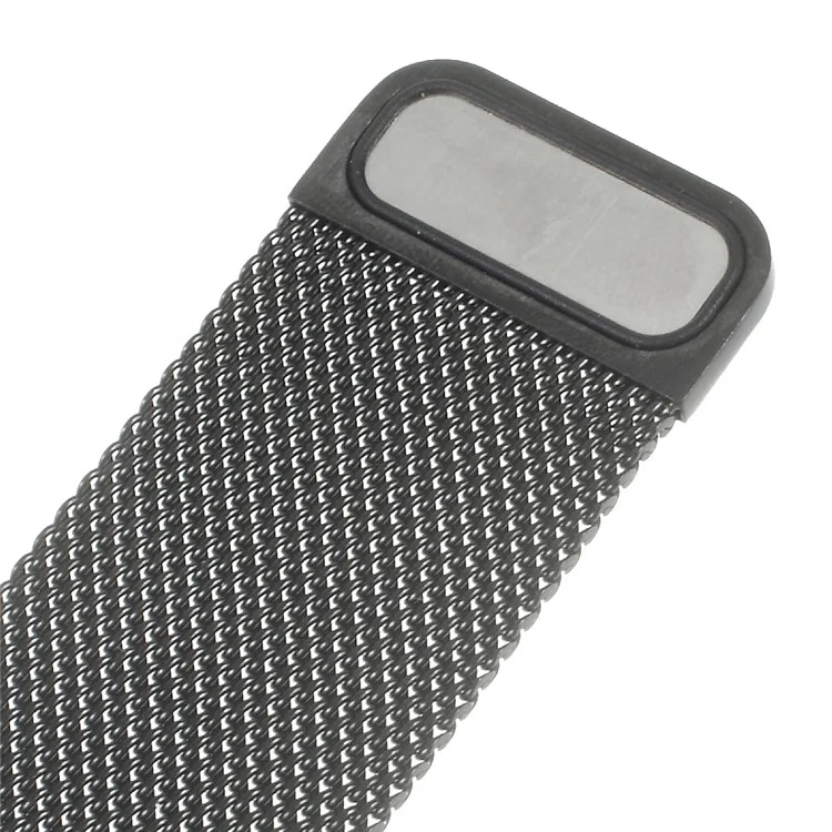 Milanese Stainless Steel Watchband Wristband for Apple Watch 42mm Series 3 / 2 / 1 - Black