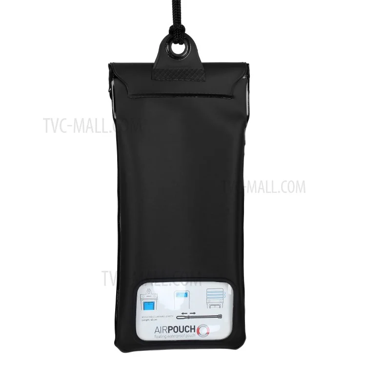 MOMAX AIRPUUCH Universal Waterproof Dustproof Phone Case Bag for iPhone Samsung Huawei etc. - Black