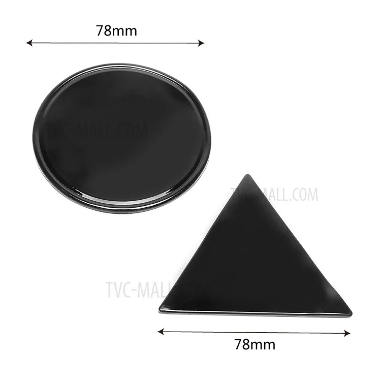 2PCS Round and Triangle Shaped Magical Gel Pad Anti-slip Mat Wall Sticker Car Mobile Phone Bracket Mat