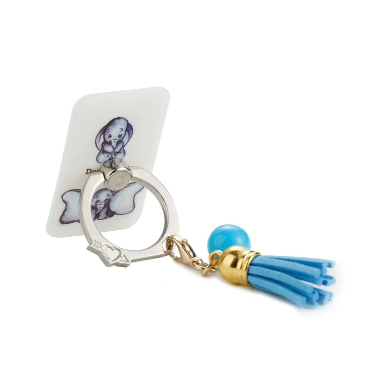 Universal Tassel Ring Grip Holder Smartphone Bracket for iPhone Samsung Huawei - Cute Elephants