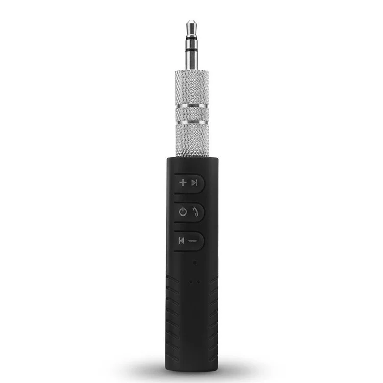 Clip-on 3.5mm Jack Bluetooth Music Receiver Car Audio Receiver Adapter for Headphone Home Car Stereo