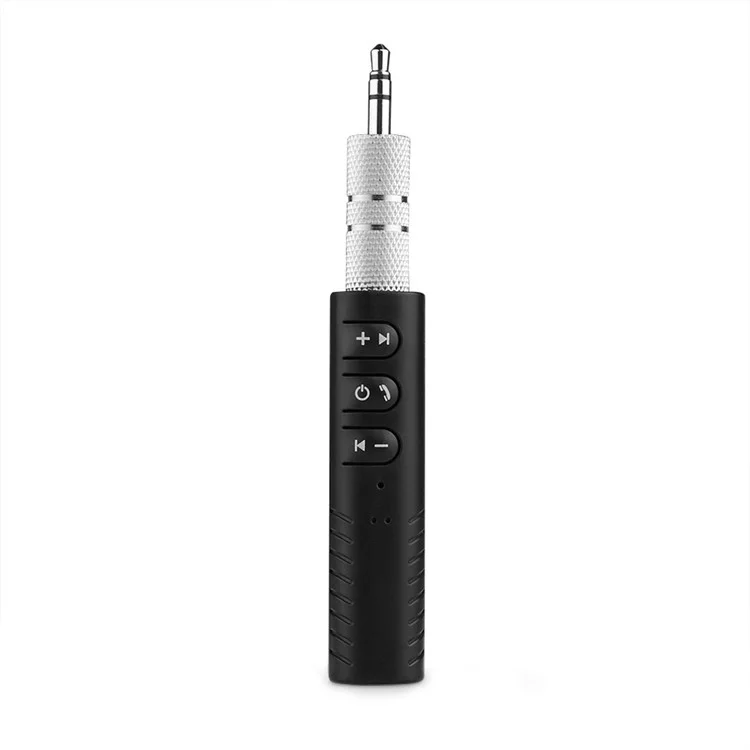 Clip-on 3.5mm Jack Bluetooth Music Receiver Car Audio Receiver Adapter for Headphone Home Car Stereo