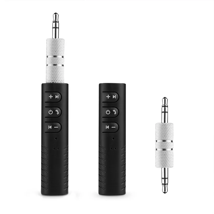 Clip-on 3.5mm Jack Bluetooth Music Receiver Car Audio Receiver Adapter for Headphone Home Car Stereo