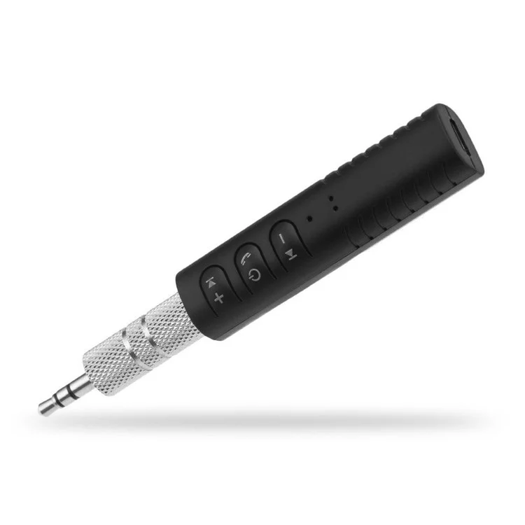 Clip-on 3.5mm Jack Bluetooth Music Receiver Car Audio Receiver Adapter for Headphone Home Car Stereo