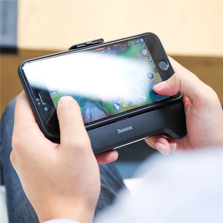 BASEUS Mobile Phone Game Handle Holder Radiator with Cooling Fan Built-in 2000mAh Power Bank