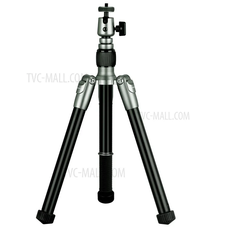 Momax Tripod Hero Estendibile Tripod Monopode Camera Fotography Support Subie Stick Con il Telefono Clip - Grigio