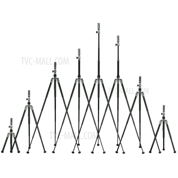 Momax Tripod Hero Estendibile Tripod Monopode Camera Fotography Support Subie Stick Con il Telefono Clip - Grigio