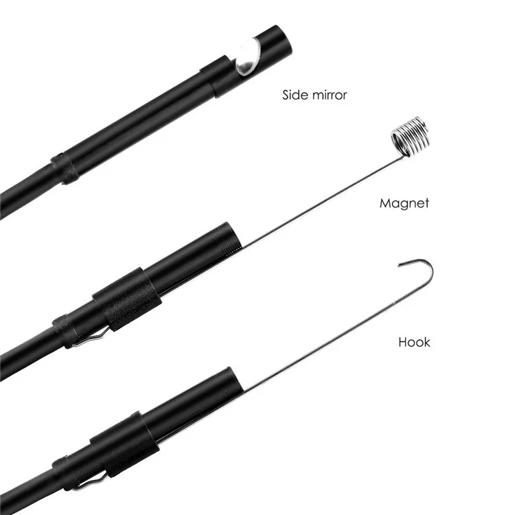 3.5M 7mm 6-LED Soft Cable USB Endoscope Borescope Inspection Camera for Android Phone with OTG/Type-C Device/PC