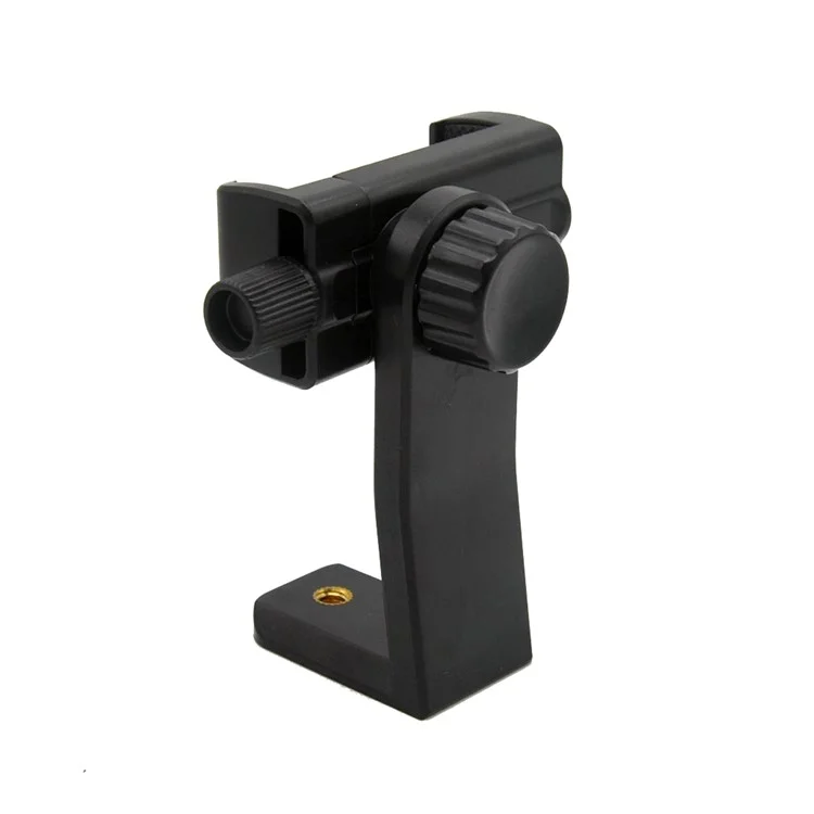 AT716 360 Degree Rotary Universal Cell Phone Tripod Mount/Vertical Bracket Holder Adapter Clamp with 1/4 Screw Hole