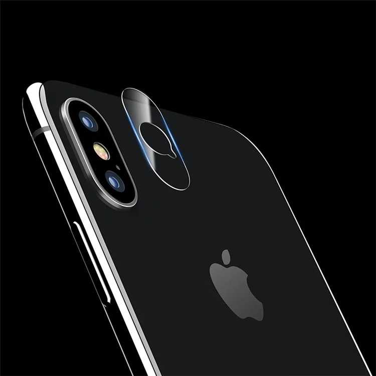 2Pcs USAMS US-BH400 9H 0.15mm Tempered Glass Back Camera Lens Protector for iPhone X/10