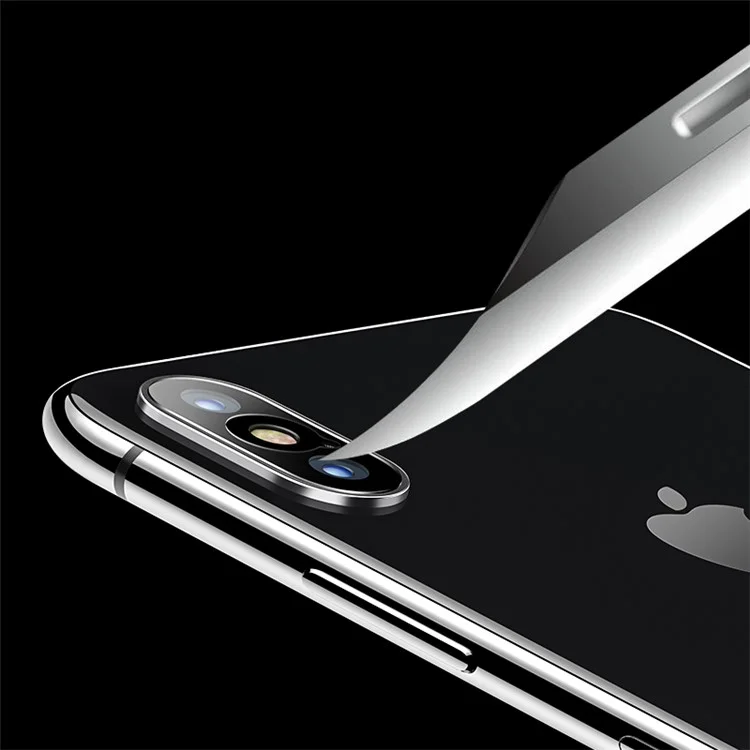 2Pcs USAMS US-BH400 9H 0.15mm Tempered Glass Back Camera Lens Protector for iPhone X/10