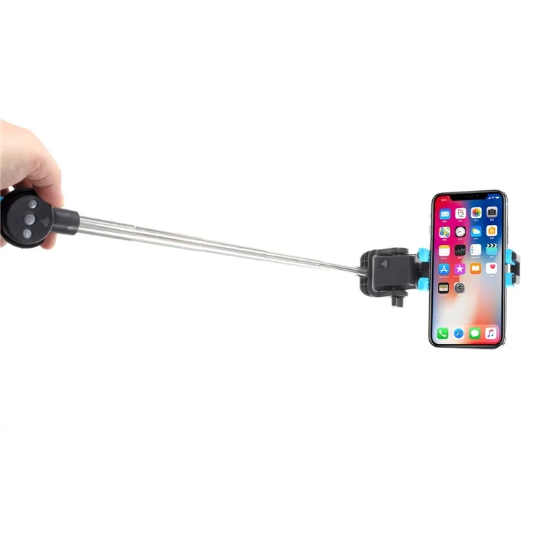 Wireless Bluetooth 360 Degree Rotation Electric Adjustable Selfie Stick - White