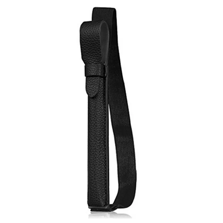 Genuine Leather Pencil Holder Case with USB Adapter Pocket for Apple Pencil - Black