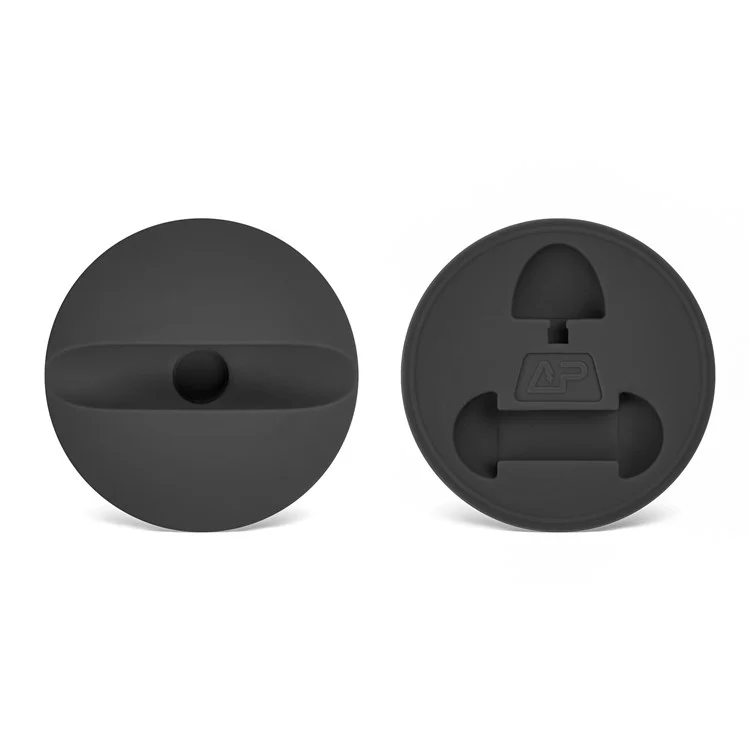 Silicone Charging Cradle Stand Holder Anti-Lost Nib Cap Cover for Apple Pencil - Black
