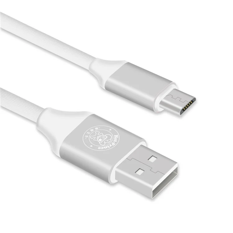 HAT PRINCE 2A Micro USB Charge Data Sync TPE Cable - White