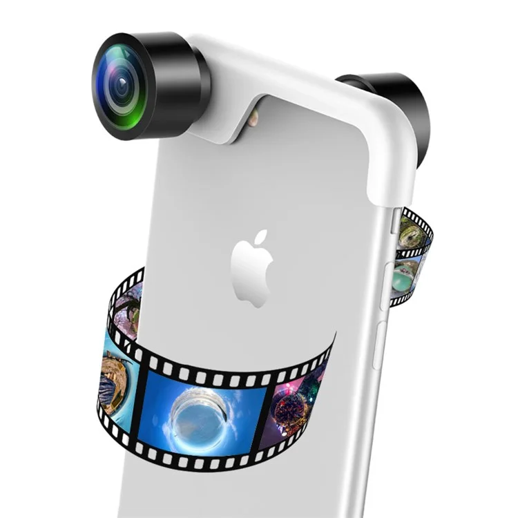 USAMS Dual 360-degree Panoramic Cell Phone Lens for iPhone 8 Plus / 7 Plus