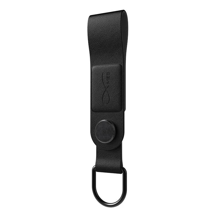 BCASE MEC Magnetic Earphone Clip Leather Buckle Portable Cable Organizer - Black