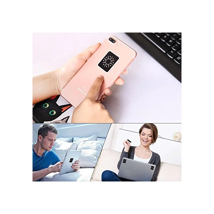 LABOBBON EMF Blocker Radiation Protection Shield Sticker for Phones Tablets Computer, Size: 1.6 x 1.23inch