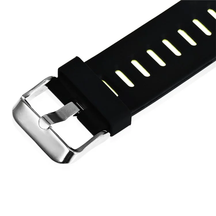 22mm Two-tone Silicone Watch Band Strap for Xiaomi Huami Amazfit - Black / Red