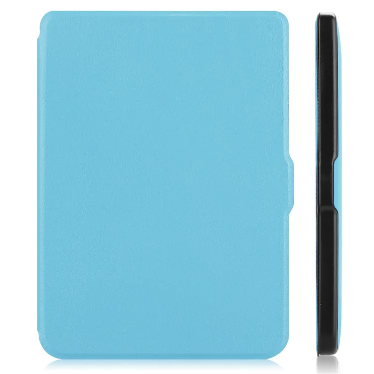 PU Leather Smart Magnetic Flip Accessory Case for Kobo Clara HD - Baby Blue