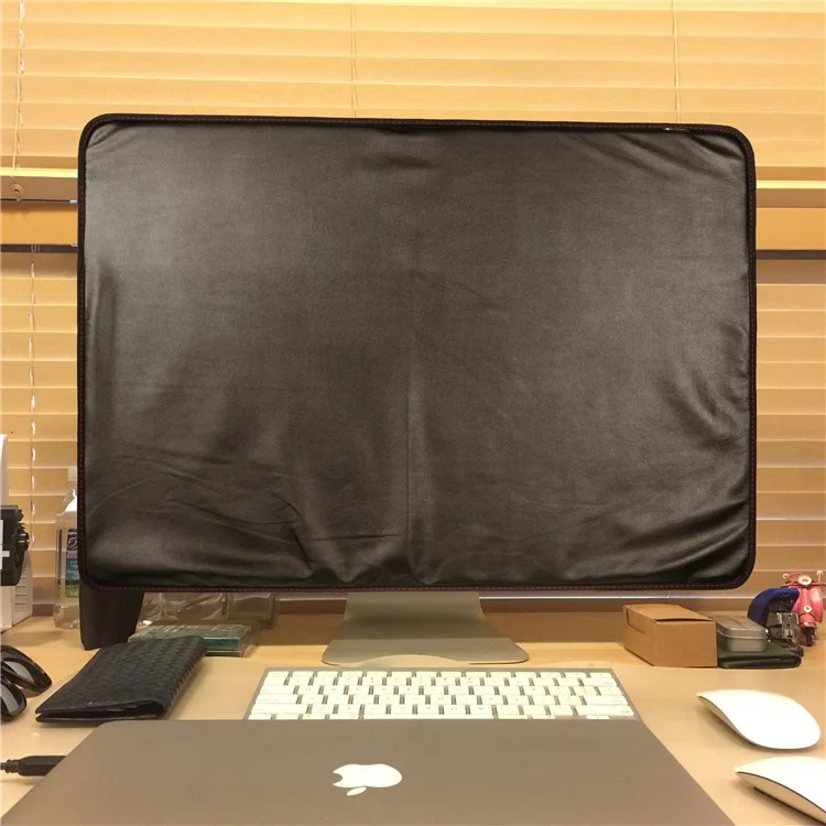 Display Dustproof Cover Screen Protector Guard with Pocket for 27 inch Apple iMac Desktop Computer