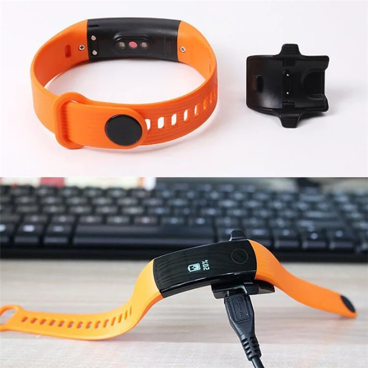 Adaptador de Carregador de Dock Para a Banda de Honra da Huawei / Honor Band 3 Com Cabo de Carregamento USB