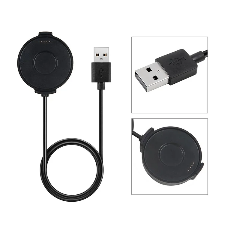 Magnetischer Saugladegerät für TicWatch Pro Smartwatch mit 1m USB-Ladekabel