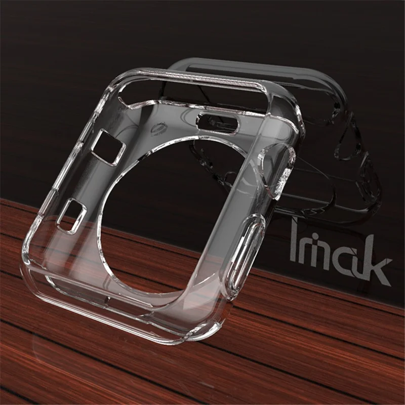 IMAK UX-3 Series for Apple Watch Series 3/2/1 42mm Soft Protective Case [Hollow Front Version]