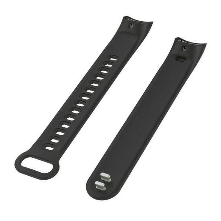 Pulsera De Reemplazo De Silicona Ajustable Para Huawei Honor Band 3 - Negro