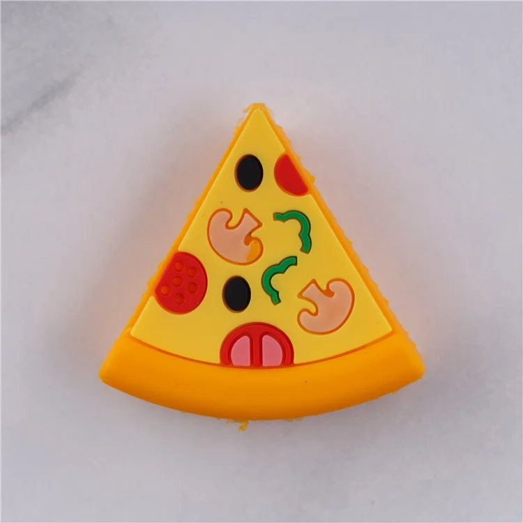 Cute Fruit Pattern Charging Cord Protector USB Data Wire Protection Cover - Pizza