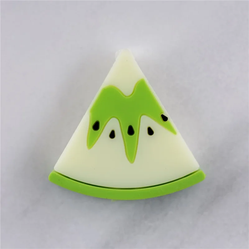Cute Fruit Pattern Charging Cord Protector USB Data Wire Protection Cover - Muskmelon