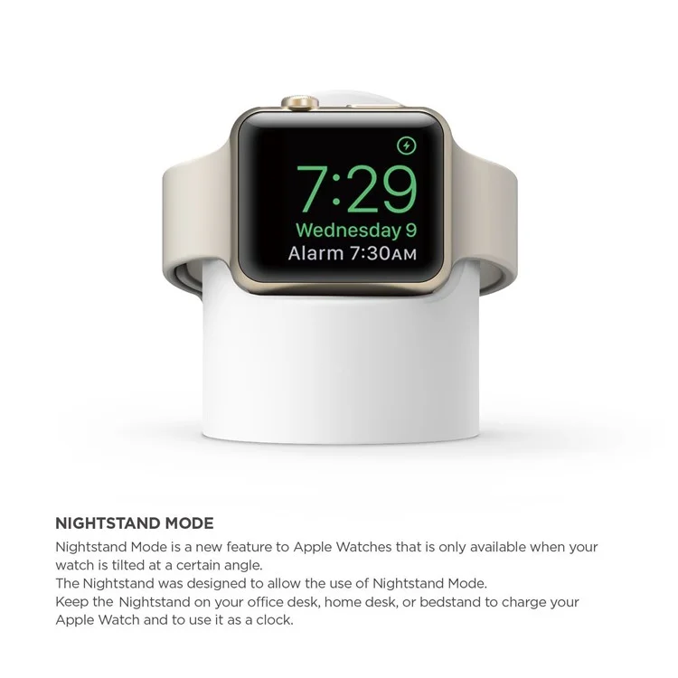 Watchständer-Halterung für Apple Watch 38mm 42mm 40mm 44mm iWatch Series 1 2 3 4 5 Apple Watch - Weiß