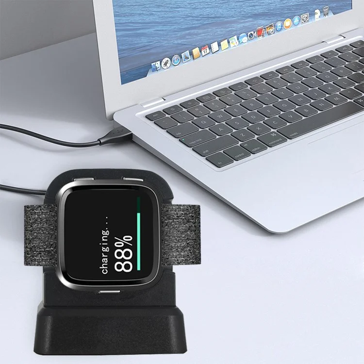 Berceau de Quai de Charge Magnétique USB Pour Fitbit Versa Smart Montre