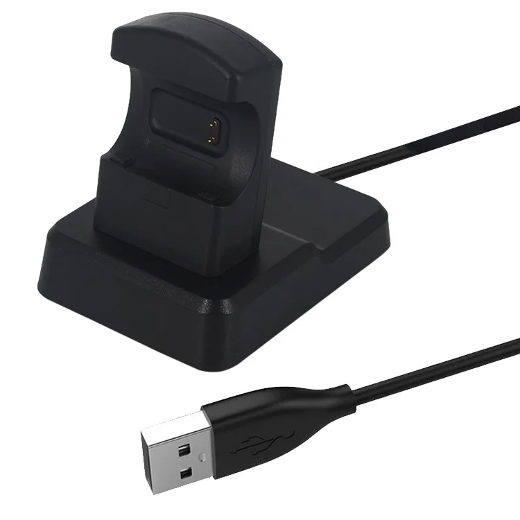 Soporte de Cable de Muelle de Soporte de Carga USB Para Fitbit Charge 4 / 3