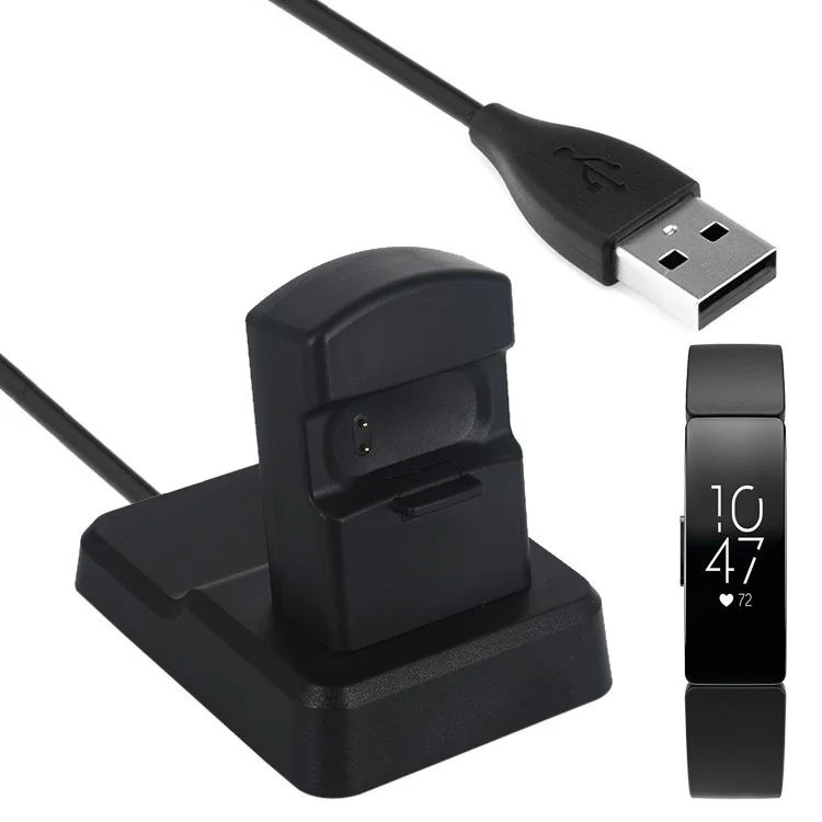 USB Charging Cradle Cable Dock Station Holder for Fitbit Inspire / Inspire HR