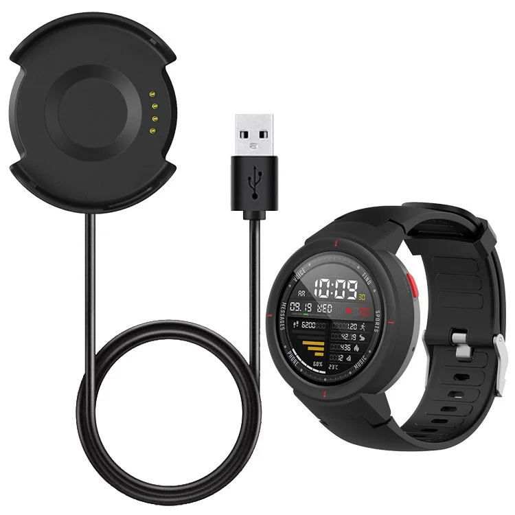 USB Cabre Cabre Cabre Cradle Cradle Para Amazfit Verge A1801 / Huami Watch Youth Edition A1808