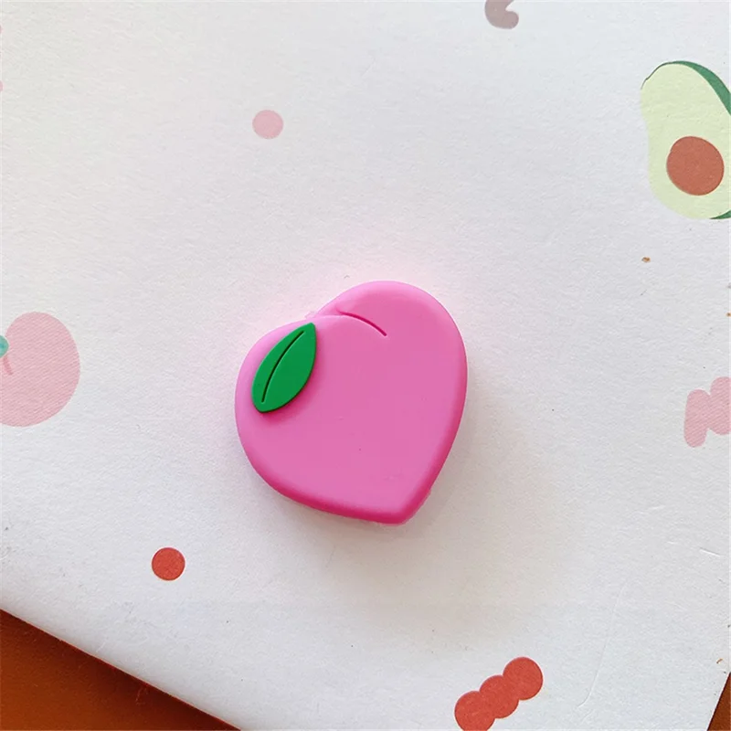 Söt formativad skyddshållare för laddningskabel - Persika