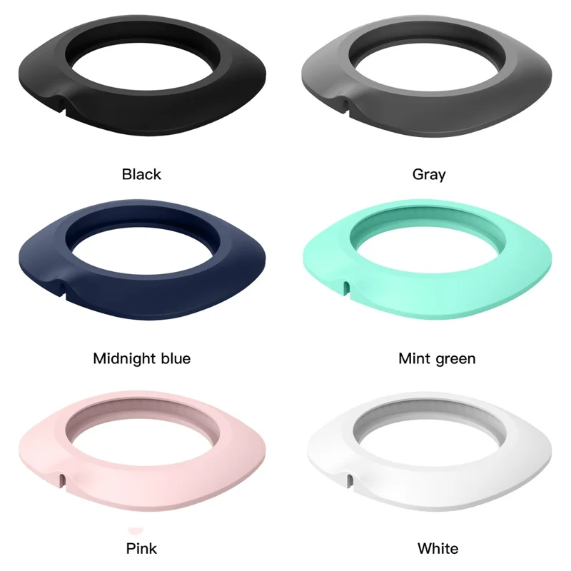 Desk Silicone Protective Case Rim Sleeve for Magsafe Wireless Charger - Grey