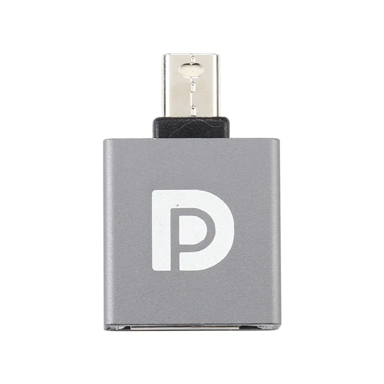 Aluminium-Legierungs-Wandler DP Weiblich auf Mini DP Männlich Adapter