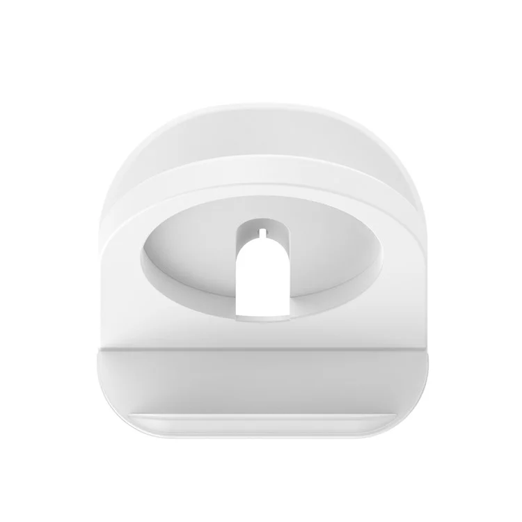 Pour Magsafe Wireless Charging Silicone Stand Pour Iphone [sans Chargeur] - Blanche