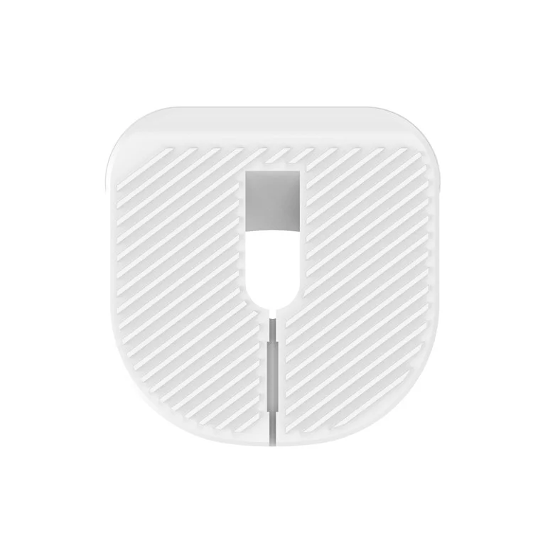 Pour Magsafe Wireless Charging Silicone Stand Pour Iphone [sans Chargeur] - Blanche