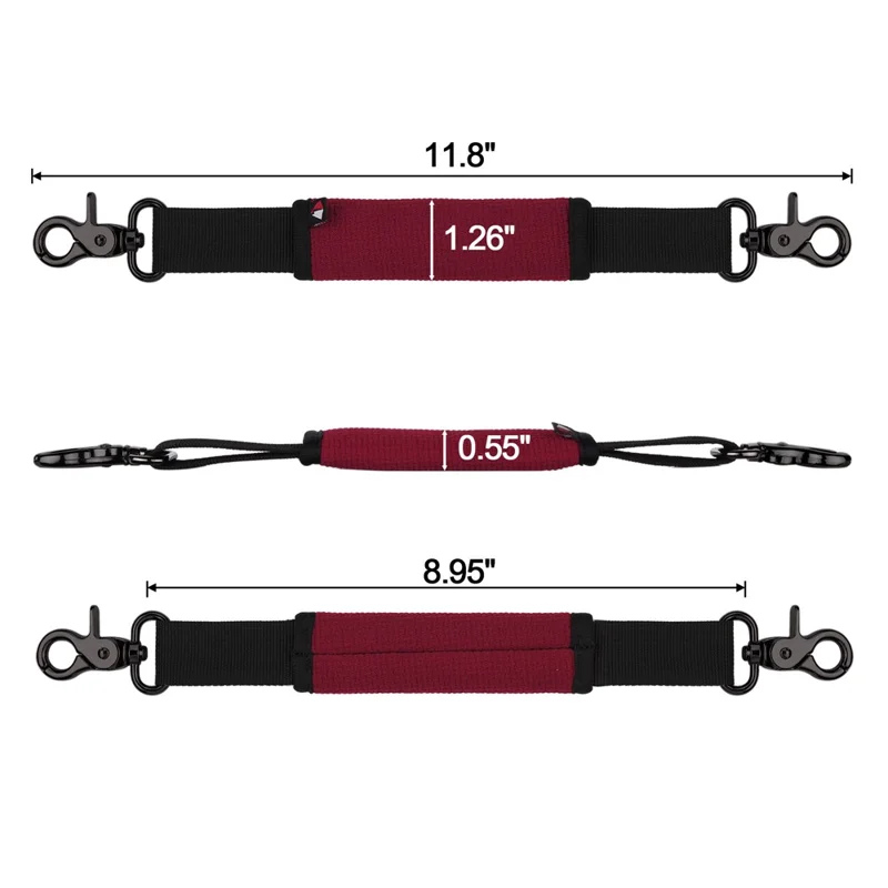 رباط يد محمول بأحد اليدين مع خطاف لجهاز JBL Xtreme 1/2 - أحمر