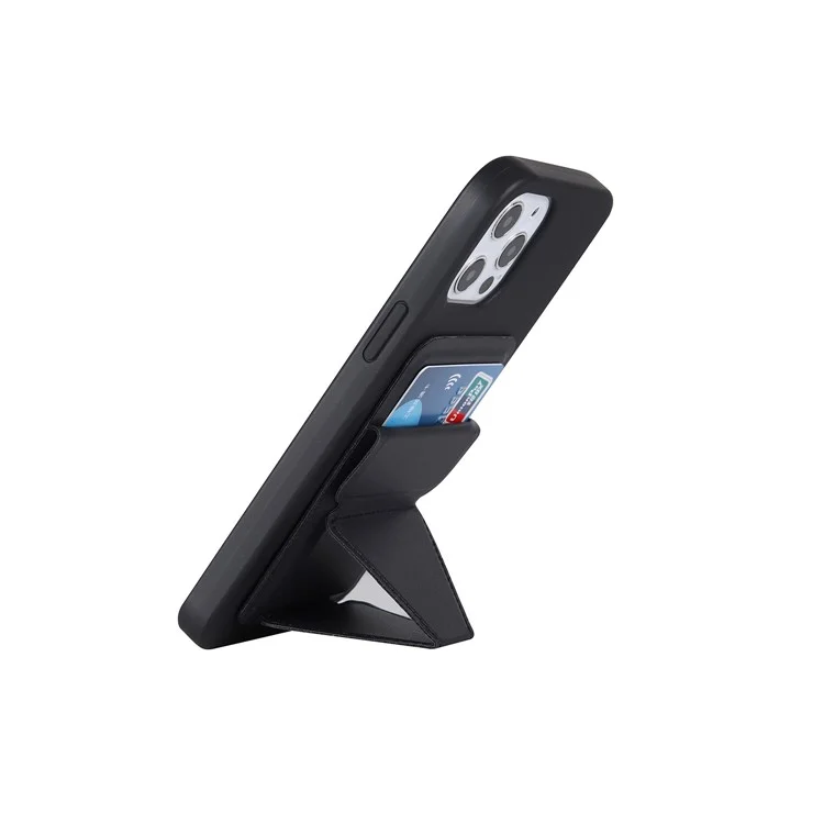 Casa de Teléfono de Tope de Cuero de Calidad Case de Teléfono Para Iphone 12/12 Pro/12 Pro Max - Negro