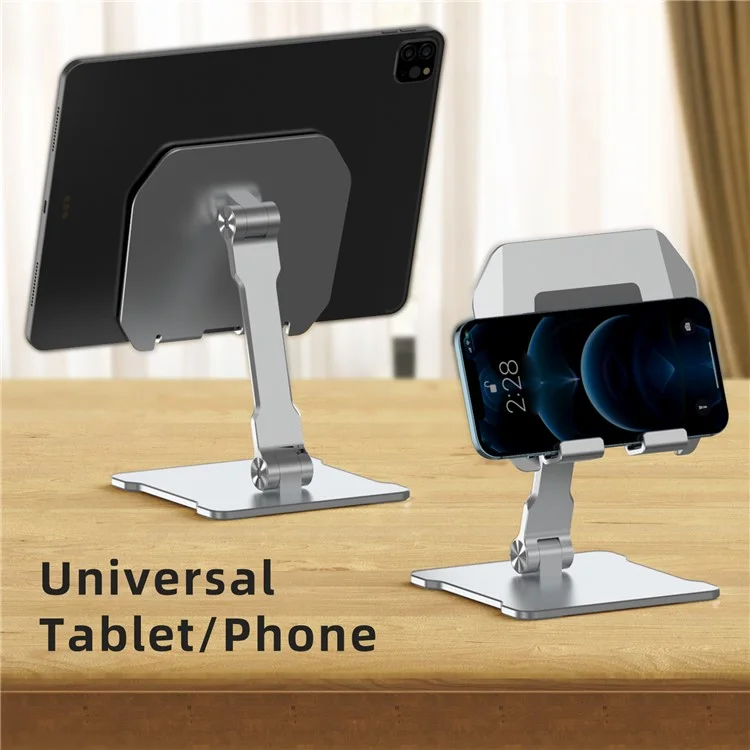 R-JUST PB05 Desktop Tablet Holder Table Foldable Mobile Phone Support Stand Bracket for iPhone iPad