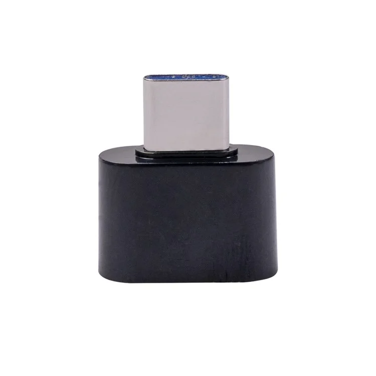 1344T Type C OTG USB 3.1 to USB 2.0 Adapter Connector High Speed Cell Phone Converter for Samsung Hauwei - Black