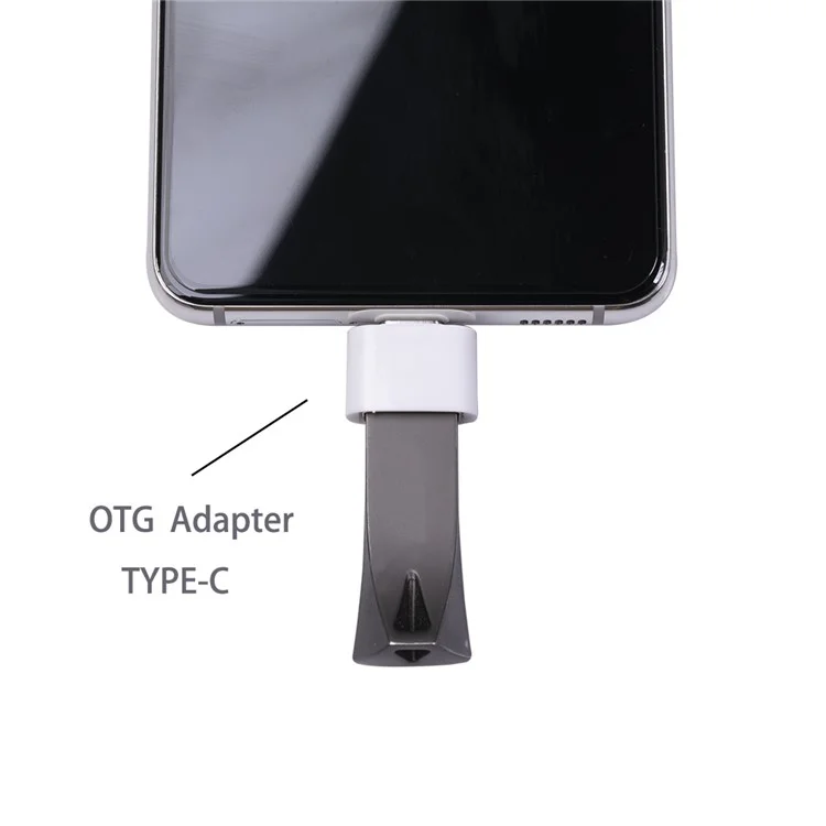 1344T Tipo C OTG USB 3.1 a USB 2.0 Adattatore Connettore Alta Velocità Convertitore per Telefono Cellulare per Samsung Hauwei - Nero