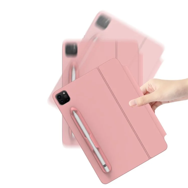 Funda Magnética de Silicona Líquida para Lápiz Love Mei para Apple Pencil 1ª / 2ª Generación - Rosa